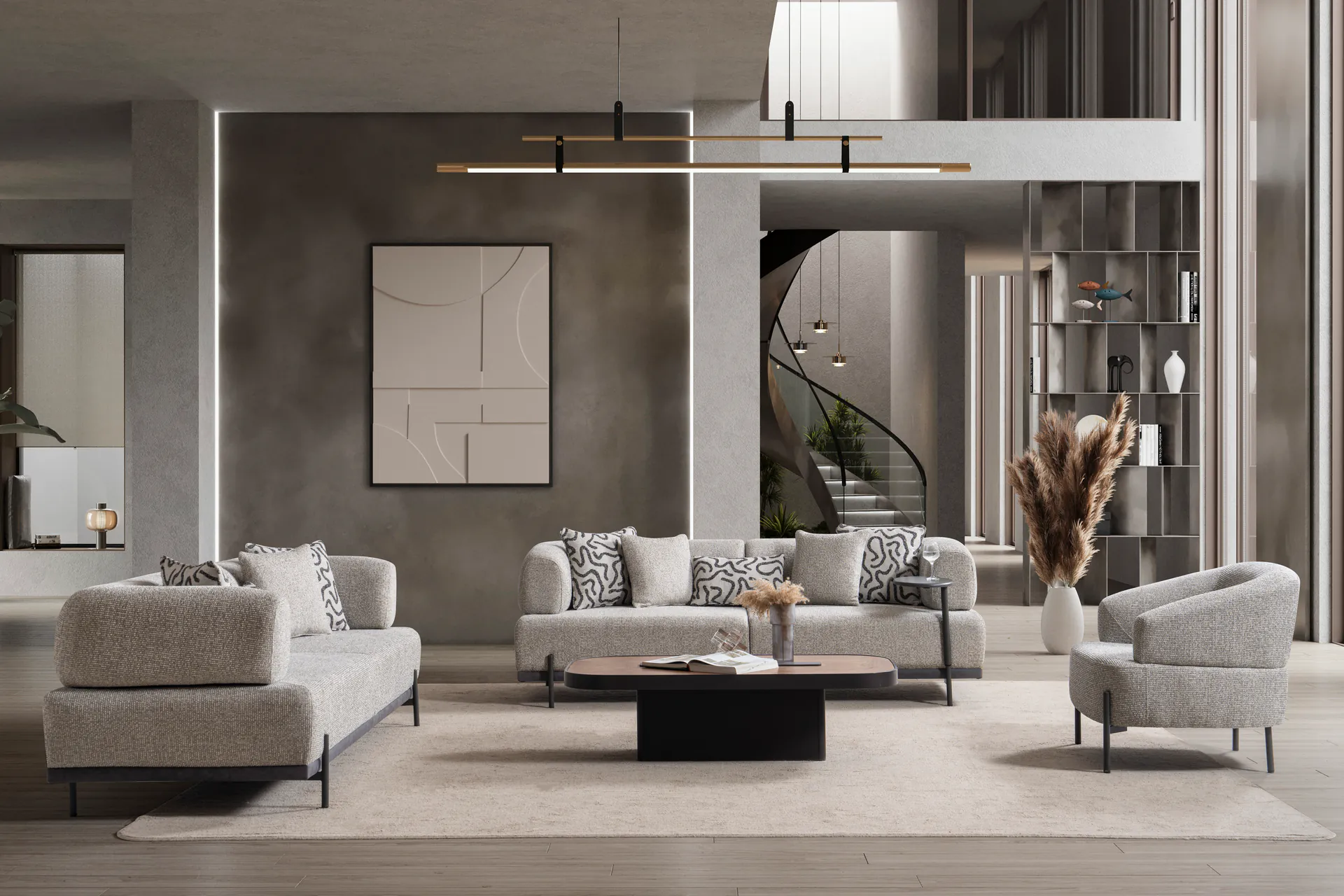 Verona Gri Koltuk Takımı